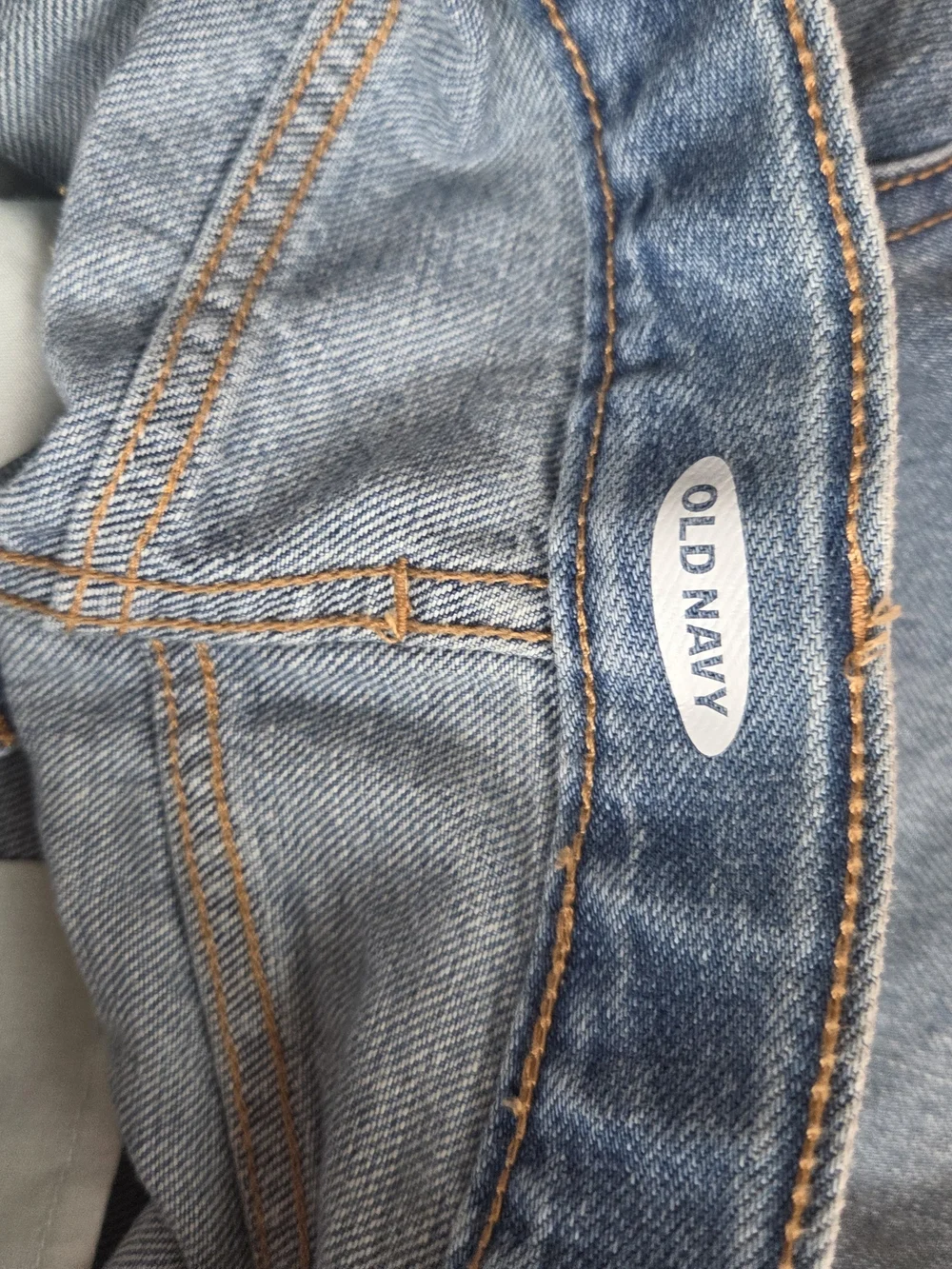 Light Blue Denim High-Rise Girls Shorts with Daisy Embroidery